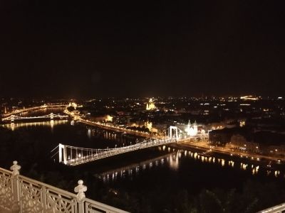Blick auf Budapest von Gellértberg.