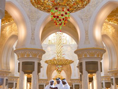 Die Schaich-Zayid-Moschee in Abu Dhabi.