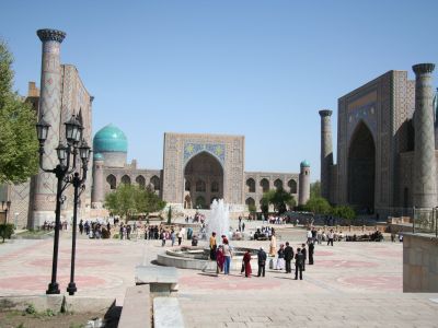 Registan (Sandy Place) in Usbekistan / Samarkand.