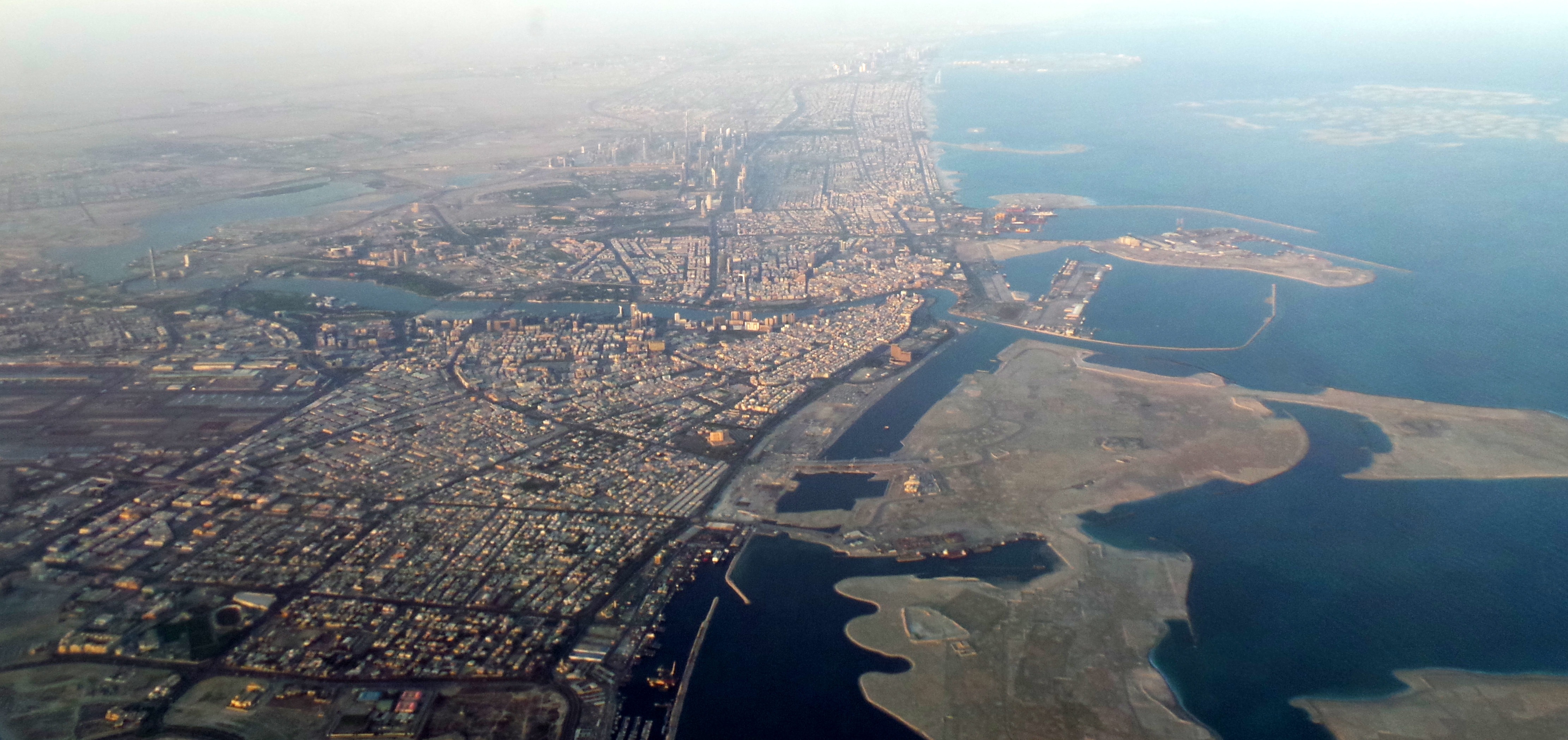 Luftbild von Dubai.