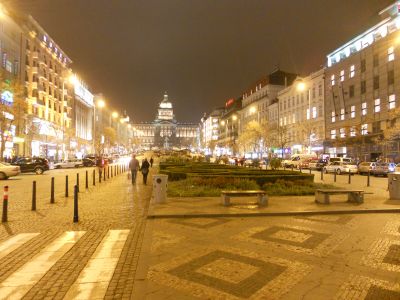 Wenzelsplatz. Prag.