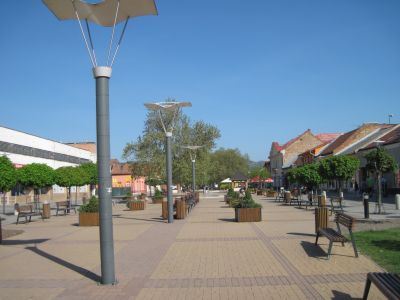 Promenade. Sturovo. Slowakei.