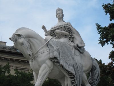 Statue der Königin Maria Theresia. Bratislava.