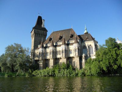 Die Burg Vajdahunyad. Budapest.