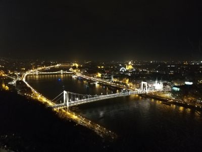 Blick auf Budapest von Gellértberg.