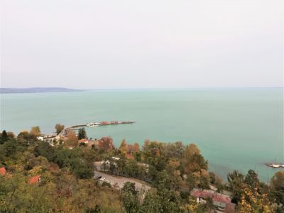 Sicht auf Plattensee. Tihany.