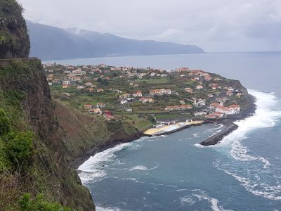 Sicht auf den atlantischen Ozean. Madeira.