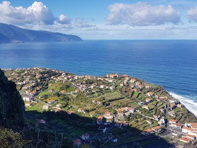 Sicht auf den atlantischen Ozean. Madeira.
