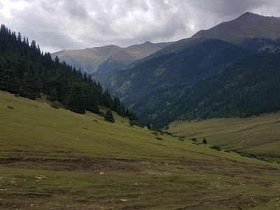 Berge in Kirgisistan.