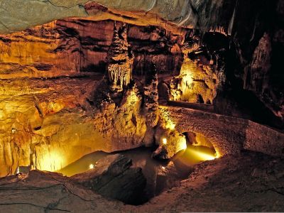 Grotte d'Osselle in der Region Franche-Comté.