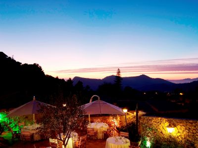 Beste Aussichten von der Terrasse des 4-Sterne-Hotel Es Recó de Randa.