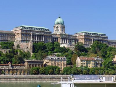 Die Budaer Burg in Budapest.