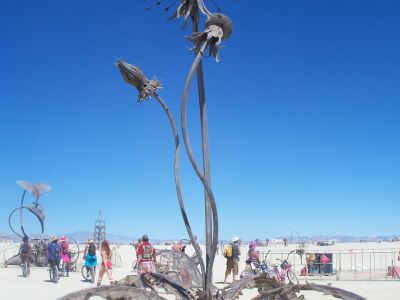 Ein besonderes Festival findet mitten der Wüste von Nevada statt: Das Burning Man Festival.