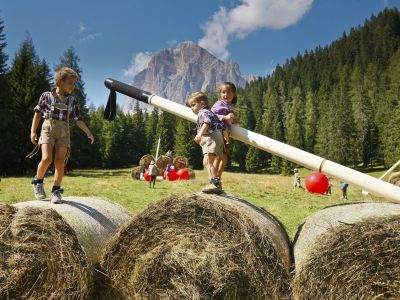 Kinder im Nature Resort Cortina d'Ampezzo.