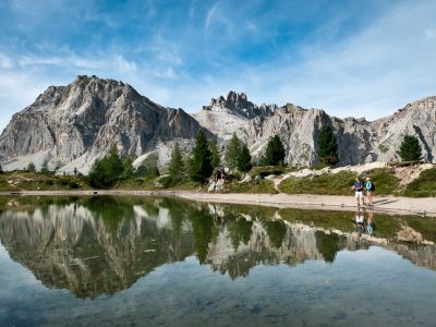 Bergseen der italienischen Ferienregion Cortina d'Ampezzo.