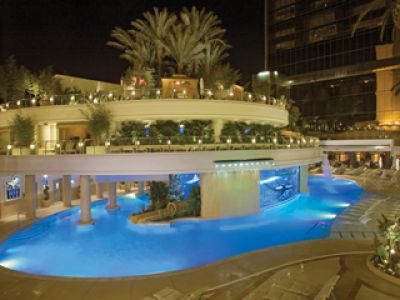 Golden Nugget Hotel in Las Vegas. Der Golden Nugget Tank.