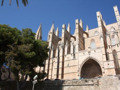 Die Kathedrale La Seu von Palma.