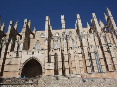 Die Kathedrale La Seu von Palma.