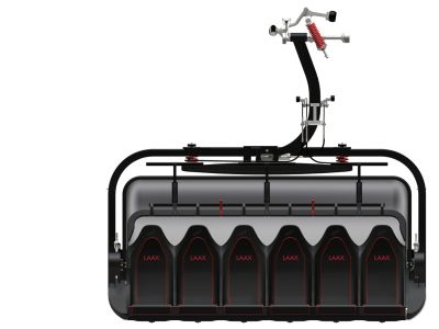 Sechsersessellift designed by Porsche Design Studios (Lift Lavadinas–Fuorcla Sura).