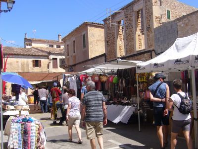 Markt von Santanyi.