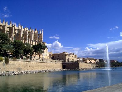 Ansichten Palma, Bucht vor der Cathedral Palma