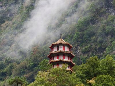 Pagode im Taroko Nationalpark.