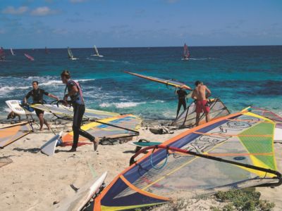 Playa de las Cucharas: Für Windsurfer .