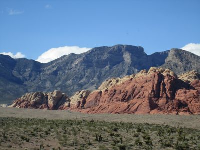 Der Red Rock Canyon in der Hochwüste Nevadas, etwa 30 km westlich von Las Vegas gelegen.