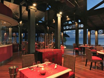 Restaurant „Gin’ja“ des Heritage Resorts Heritage Le Telfair Golf & Spa Resort (5-Sterne Superior).