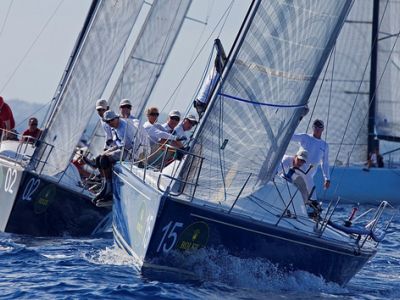 Segelregatta in der Dominikanischen Republik.