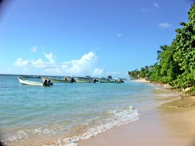 Strand von Tobago.