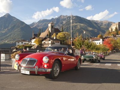 Herbstliche Ausfahrt bei der „Südtirol Classic Golden Edition“.