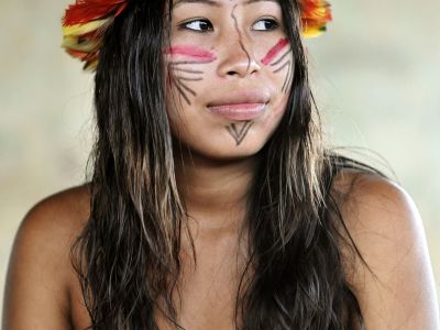 Suriname-Indianerin.