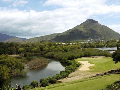 Der Tamarin Golf Course auf Mauritius.