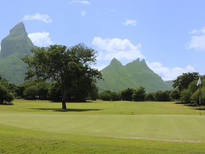 Der Tamarin Golf Course auf Mauritius.