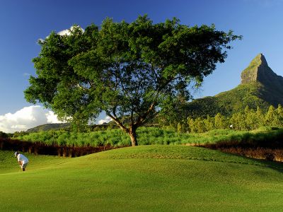 Der Tamarin Golf Course auf Mauritius.