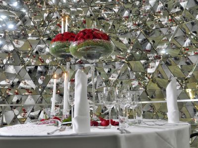 Romantic Crystal Dinner.