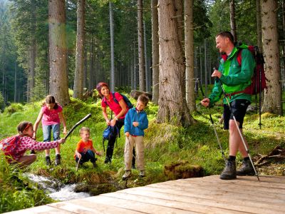 Abkühlung erhält man auch an den Wasserfällen des Quellparadies Rauriser UrQuell - einem einzigartigen Quellgebiet, das im hinteren Hüttwinkeltal liegt und über eine besondere Flora verfügt. Im Rahmen des Projektes Tal der Quellen wurden rund 60 natürlichen Quellen für Einheimische und Besucher zugänglich gemacht, die damit näher an die wunderbare wie spannende Welt des Wassers herangeführt werden sollen. Holzbänke entlang der zahlreichen Wassertümpel, Trinkwasserbrunnen und kleinen wie großen Wasserfälle laden zum Krafttanken und gemütlichen Verweilen ein.