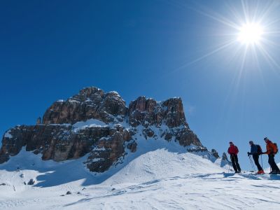 Cortina d'Ampezzo ist ein Eldorado für Tourengeher.