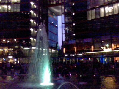 Brunnen im Sony Center Berlin