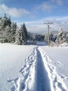 Silvester im winterlichen Böhmerwald