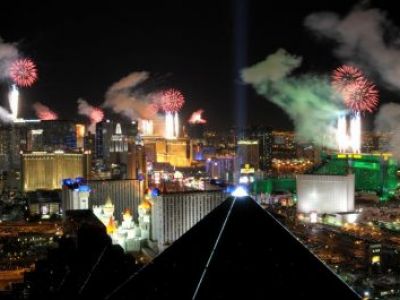 Las Vegas feiert Silvester der Superlative
