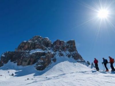 Top-Bedingungen im Weltcuport Cortina